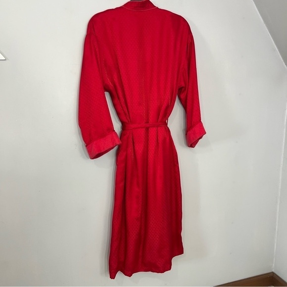 Vintage Victoria’s Secret gold label red robe loungewear terry cloth - Picture 9 of 12